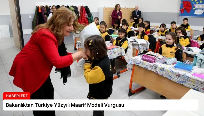 Bakanlıktan Türkiye Yüzyılı Maarif Modeli Vurgusu