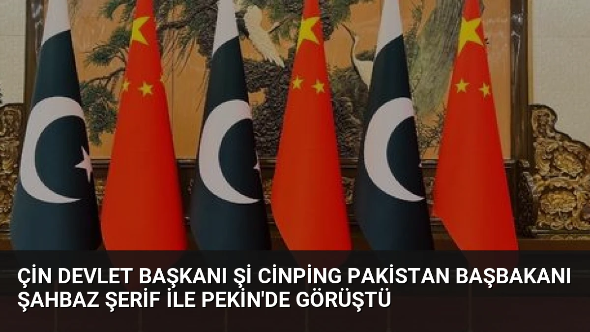Çin Devlet Başkanı Şi Cinping Pakistan Başbakanı Şahbaz Şerif ile Pekin’de Görüştü
