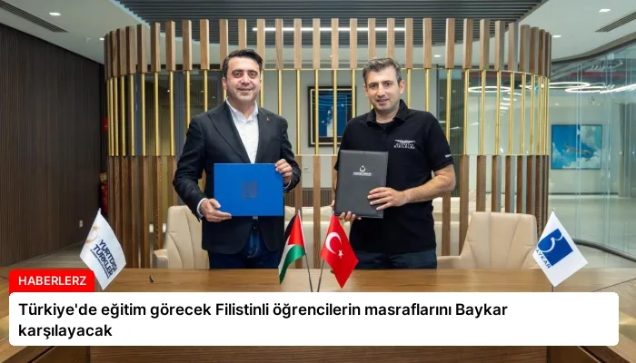 Türkiye’de eğitim görecek Filistinli öğrencilerin masraflarını Baykar karşılayacak