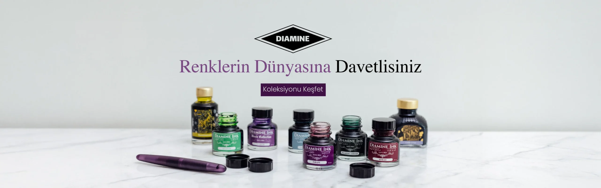 Diamine mürekkepler neden bu kadar geniş bir renk yelpazesine sahip?